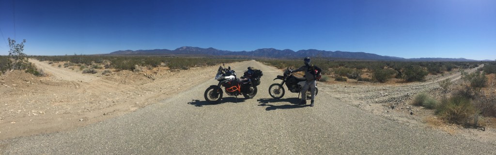 A DRZ 400 and a KTM 1190 Adventure&nbsp;R…
